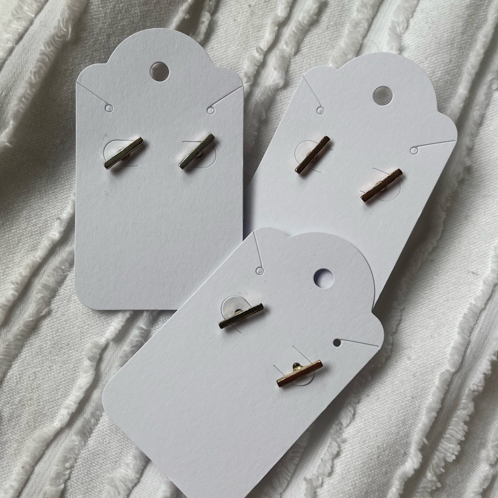 Set of 3 Stud Earrings